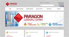 Desktop Screenshot of paragonlaboratories.com